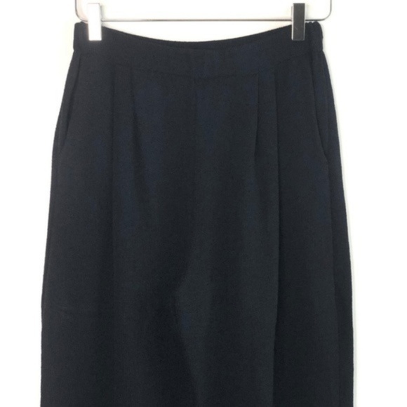 ST. JOHN Santana black knit pant #Q10 - Picture 4 of 6